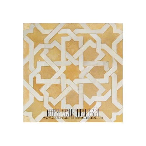 Rustic Moroccan kitchen floor tile