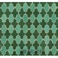 Moorish Arabesque shower tile mosaic