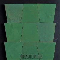 Green Zellige Tile mosaic