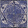 Blue white Moroccan Tile