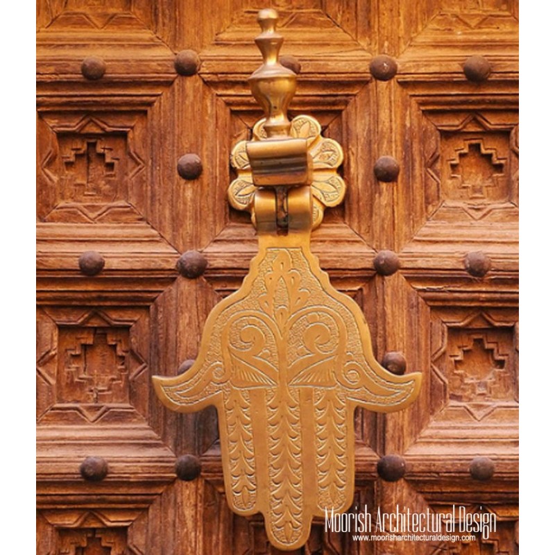 Moroccan hand door knocker