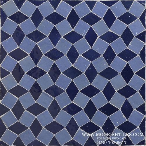 Moroccan fireplace tile