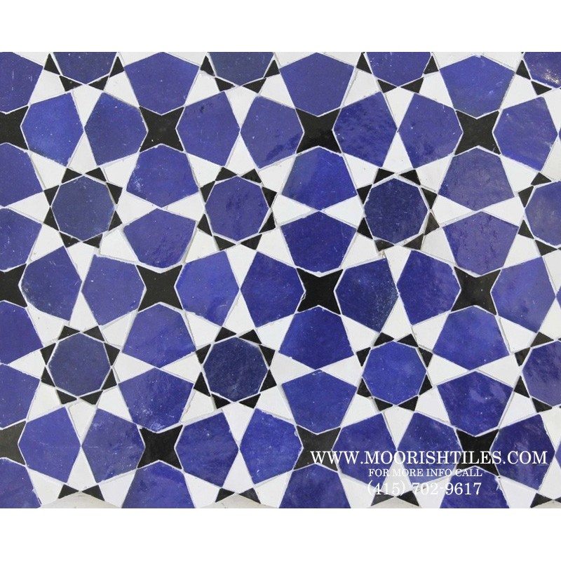 Blue & White Moroccan Tile 