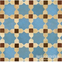 Moroccan wall tile