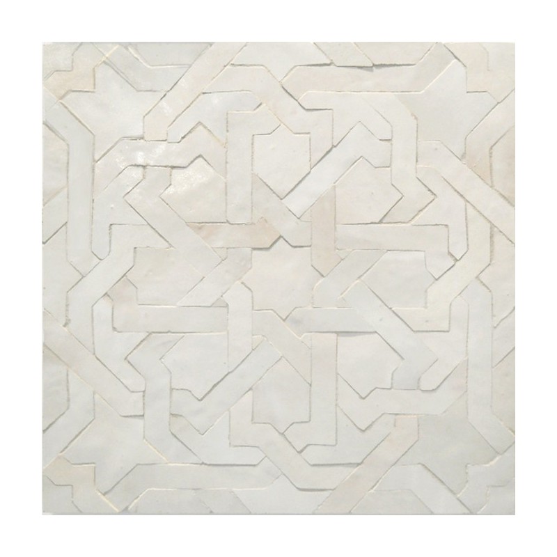 White Moroccan Pool Tile New York