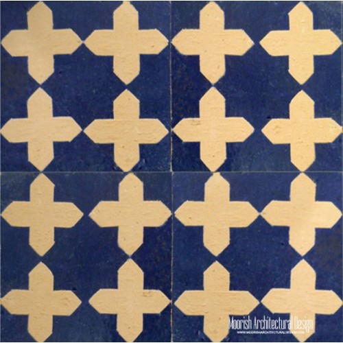 Rustic Moorish pool tile