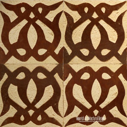 Rustic Moorish Shower Tile