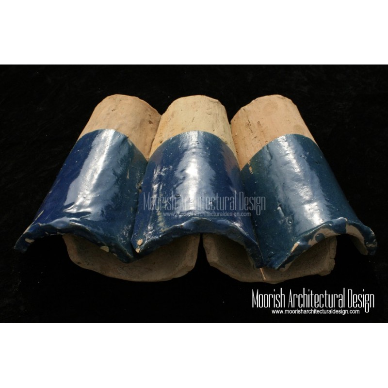 Blue Moroccan Roof Tile